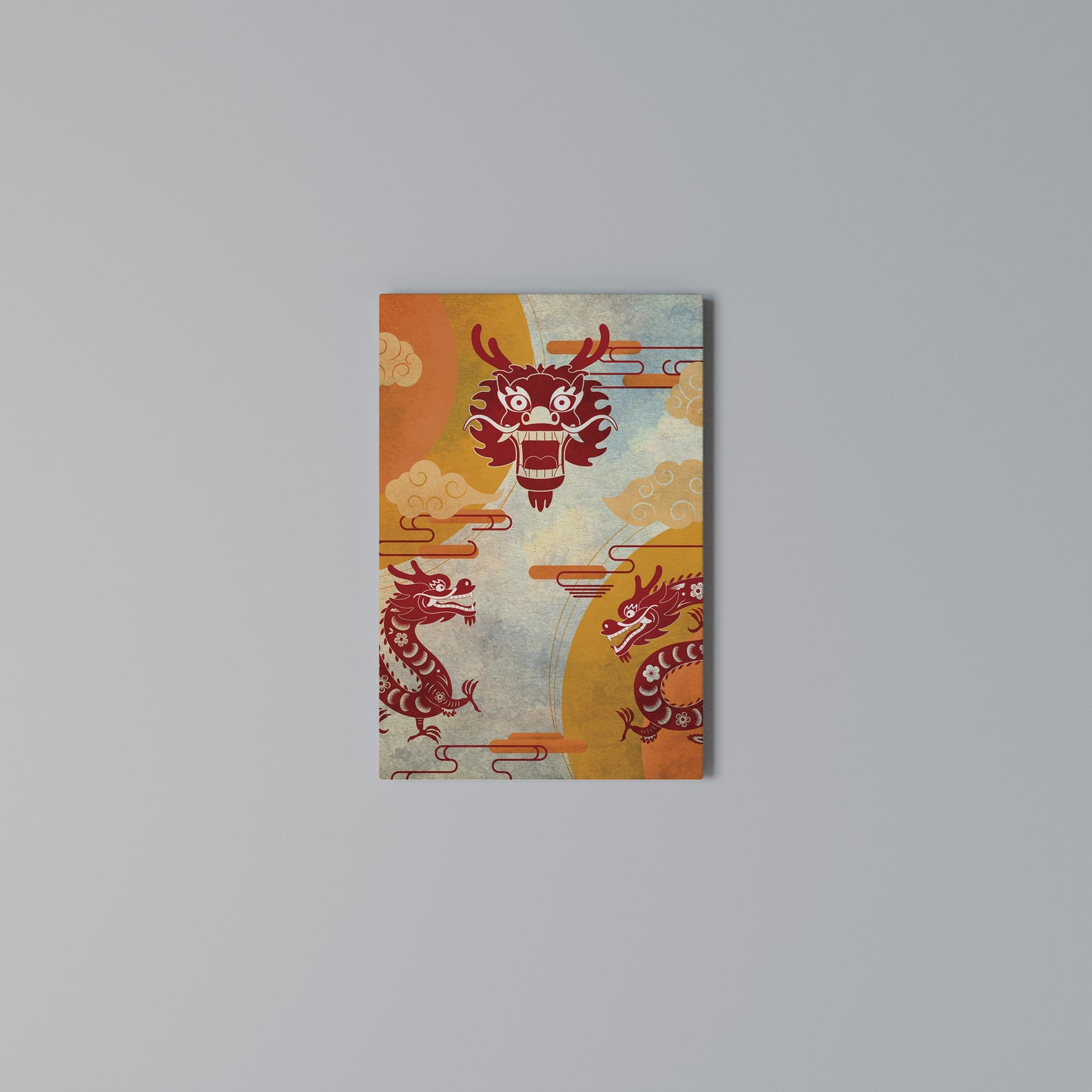 MYSTICAL DRAGON Stampa su Tela Verticale