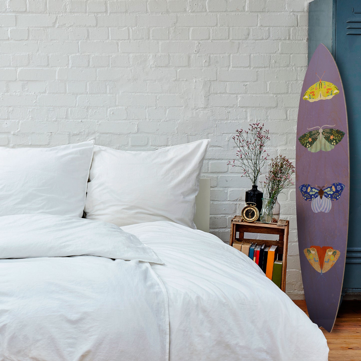 MOTH INTO THE FLAME Surfboard Decorative Panel