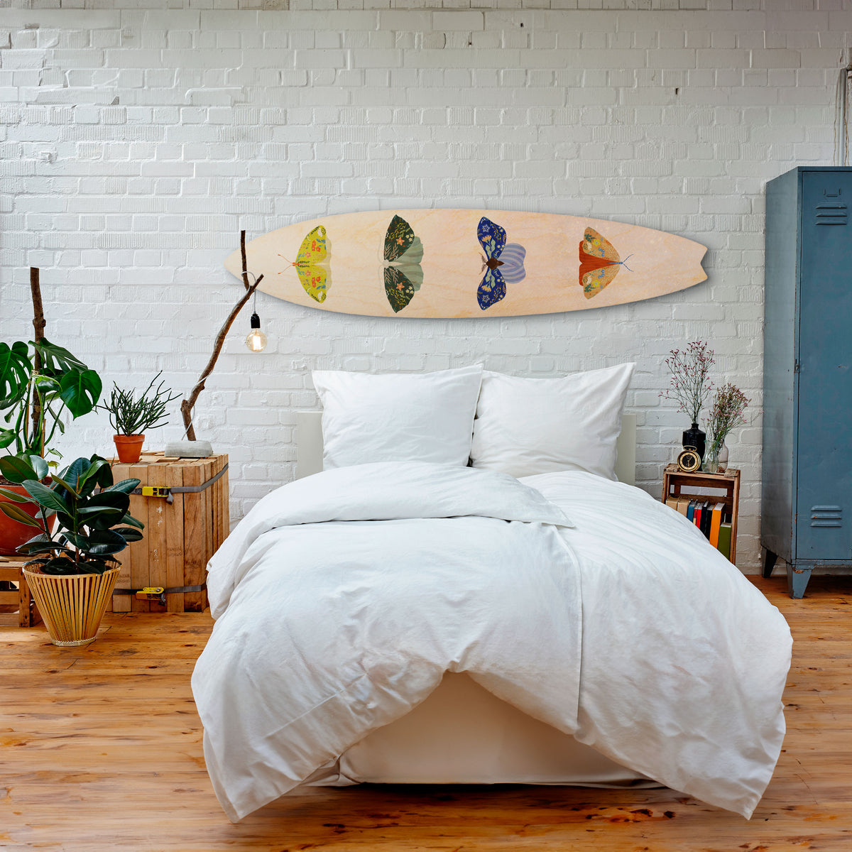 MOTH INTO THE LIGHT Surfboard Decorative Panel