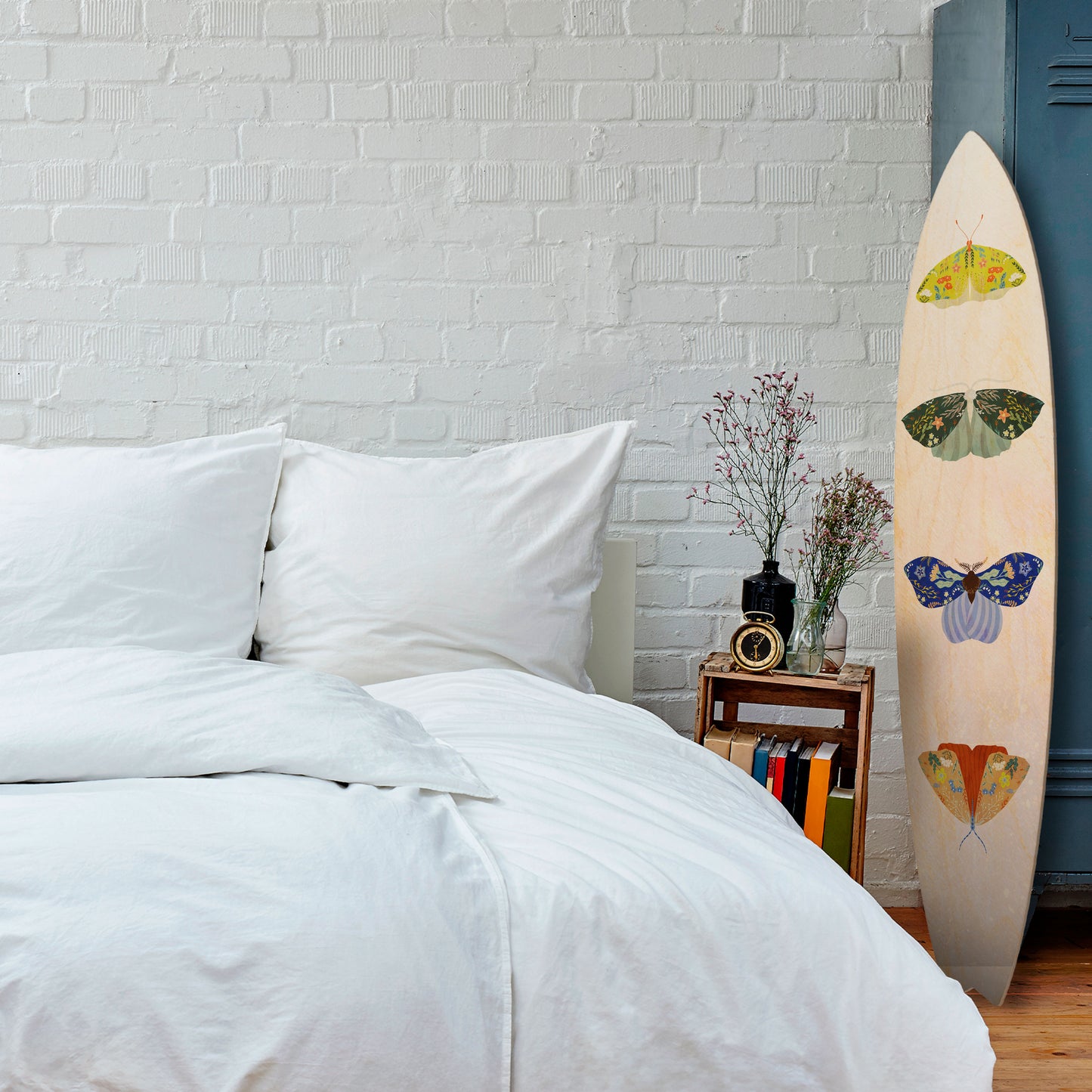 MOTH INTO THE LIGHT Surfboard Decorative Panel