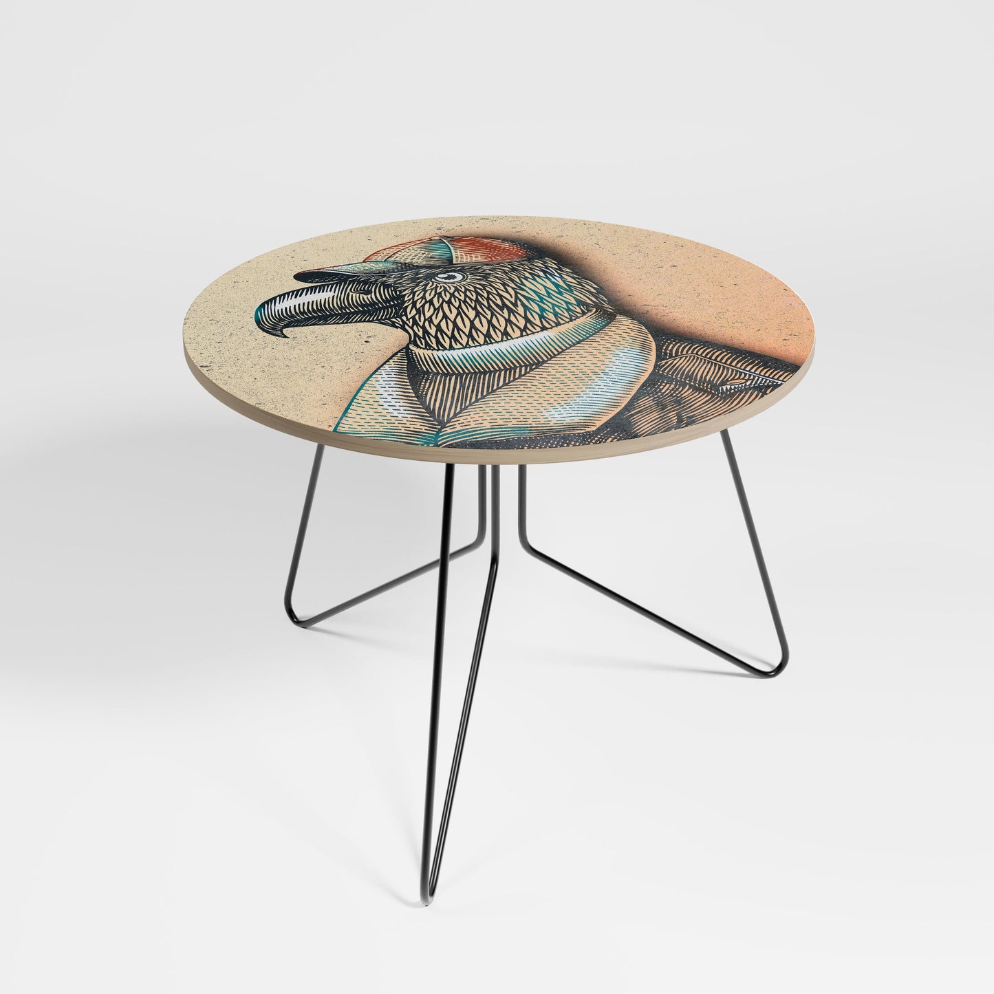 FEATHERED FASHIONISTA Large Coffee Table