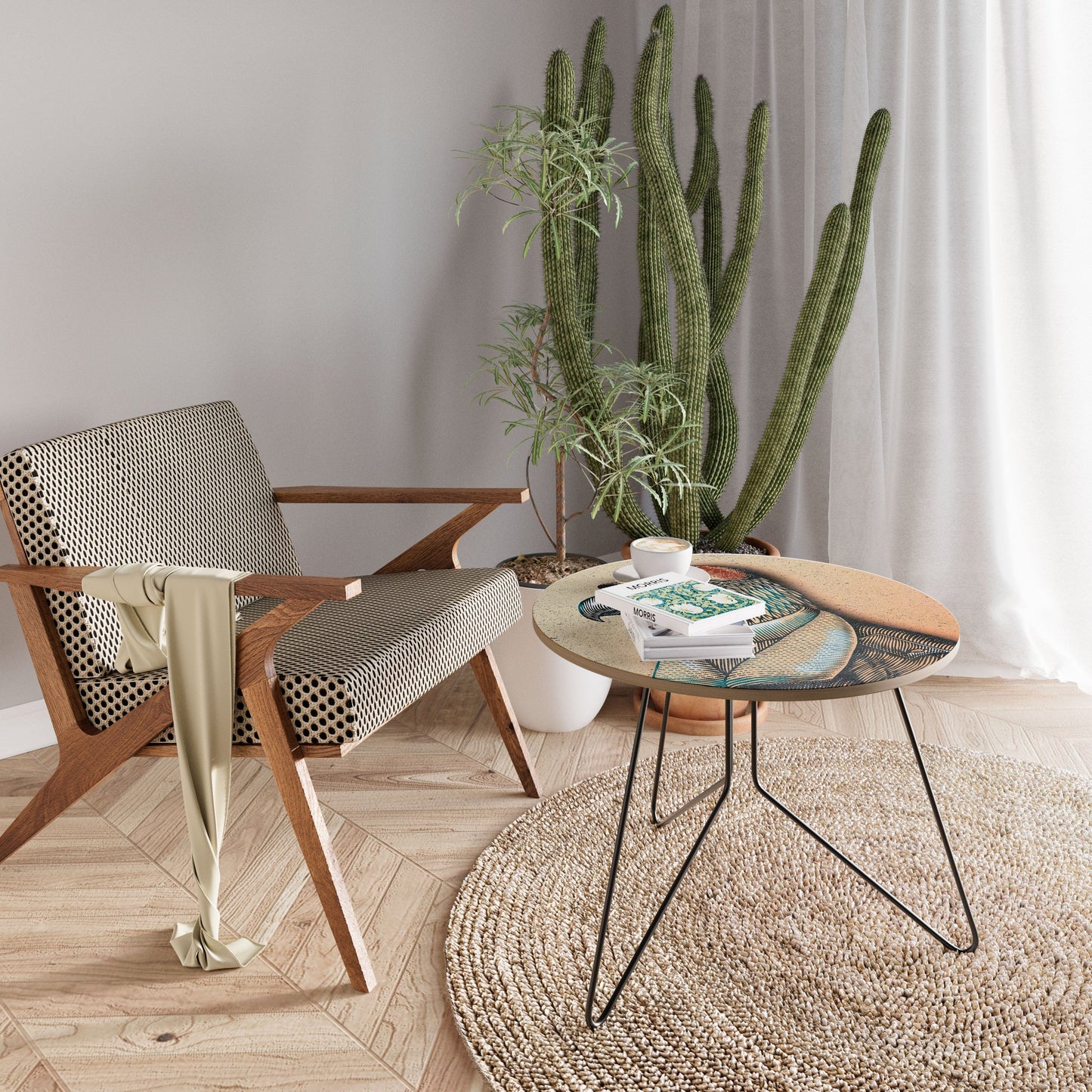 FEATHERED FASHIONISTA Large Coffee Table