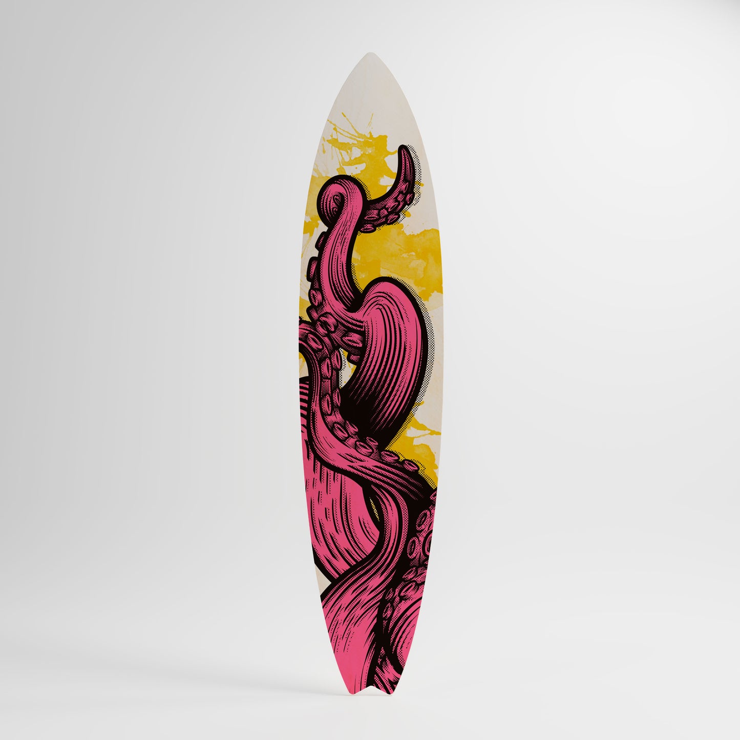 TENTACKLES DANCE Decorative Plywood Surfboard