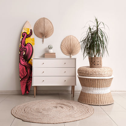 TENTACKLES DANCE Decorative Plywood Surfboard