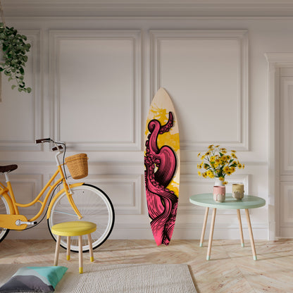 TENTACKLES DANCE Decorative Plywood Surfboard