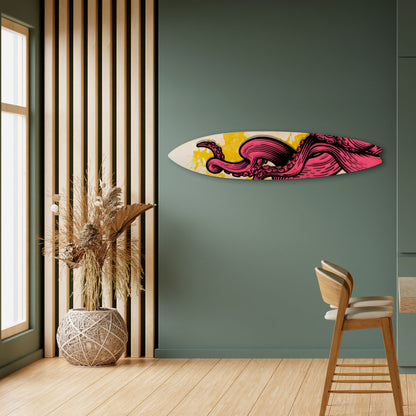 TENTACKLES DANCE Decorative Plywood Surfboard