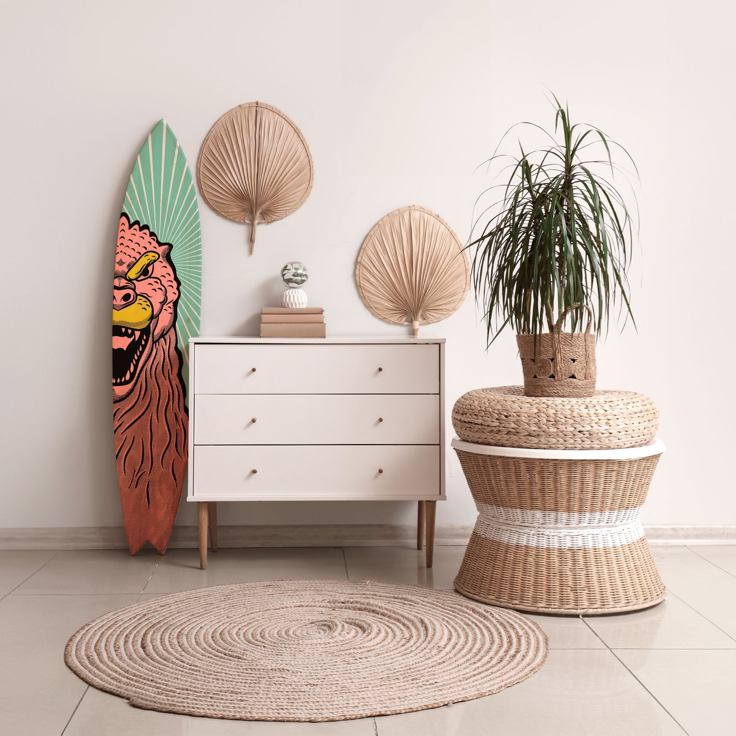 GODZILLA WELCOME Surfboard Decorative Panel