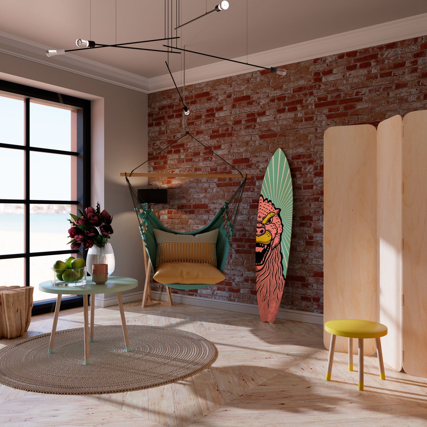 GODZILLA WELCOME Surfboard Decorative Panel
