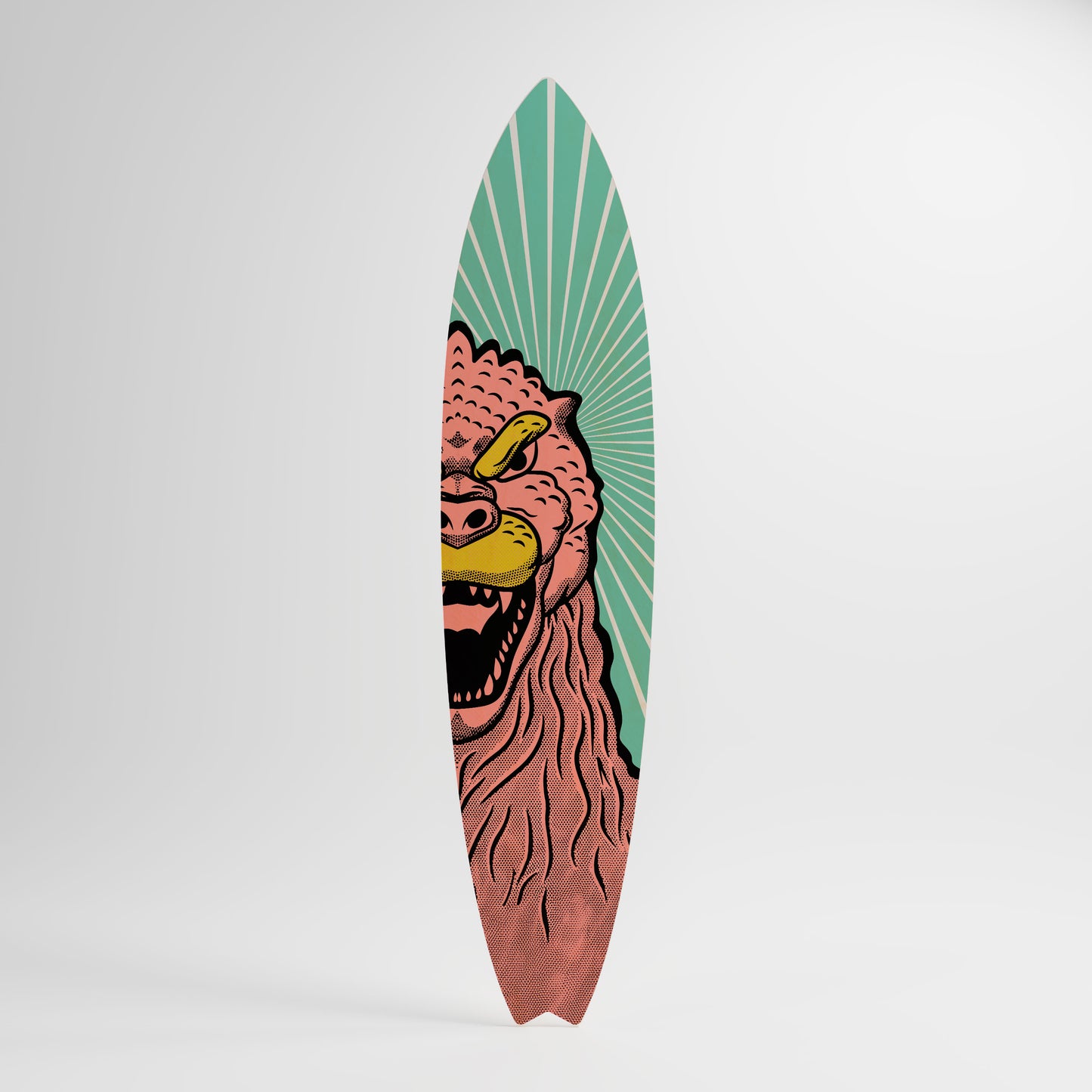 GODZILLA WELCOME Decorative Plywood Surfboard