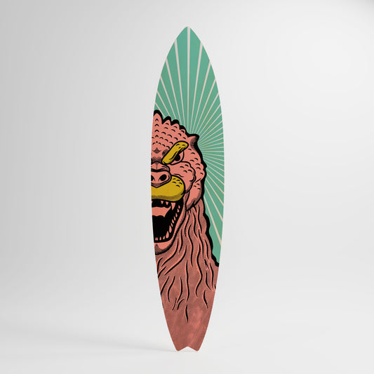 GODZILLA WELCOME Decorative Plywood Surfboard