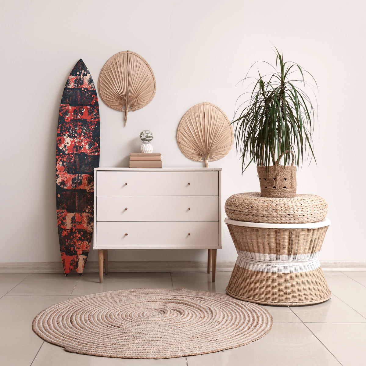 SPLASHED SONATA Surfboard Decorative Panel