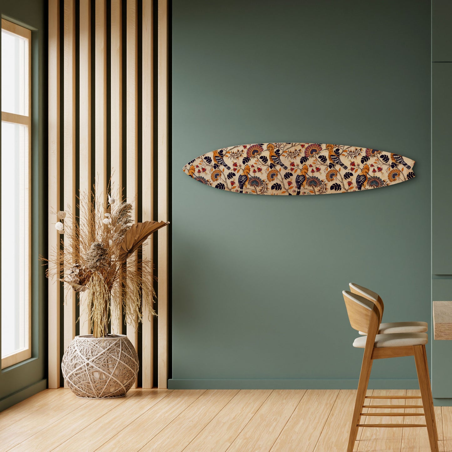 EMINENT HOOPOE Decorative Plywood Surfboard