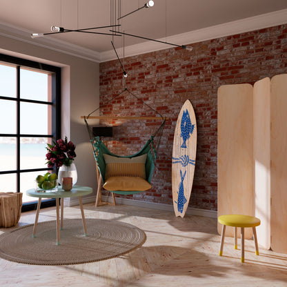MARINE CREATURES Decorative Plywood Surfboard