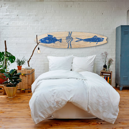 MARINE CREATURES Decorative Plywood Surfboard