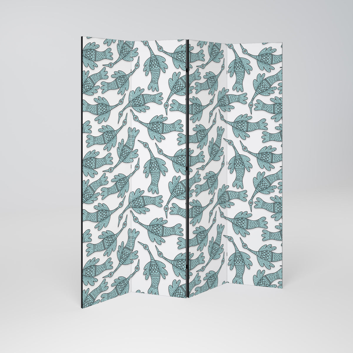 WATERSPOUT SONGIBIRD Paravento Decorativo a 4 Pannelli