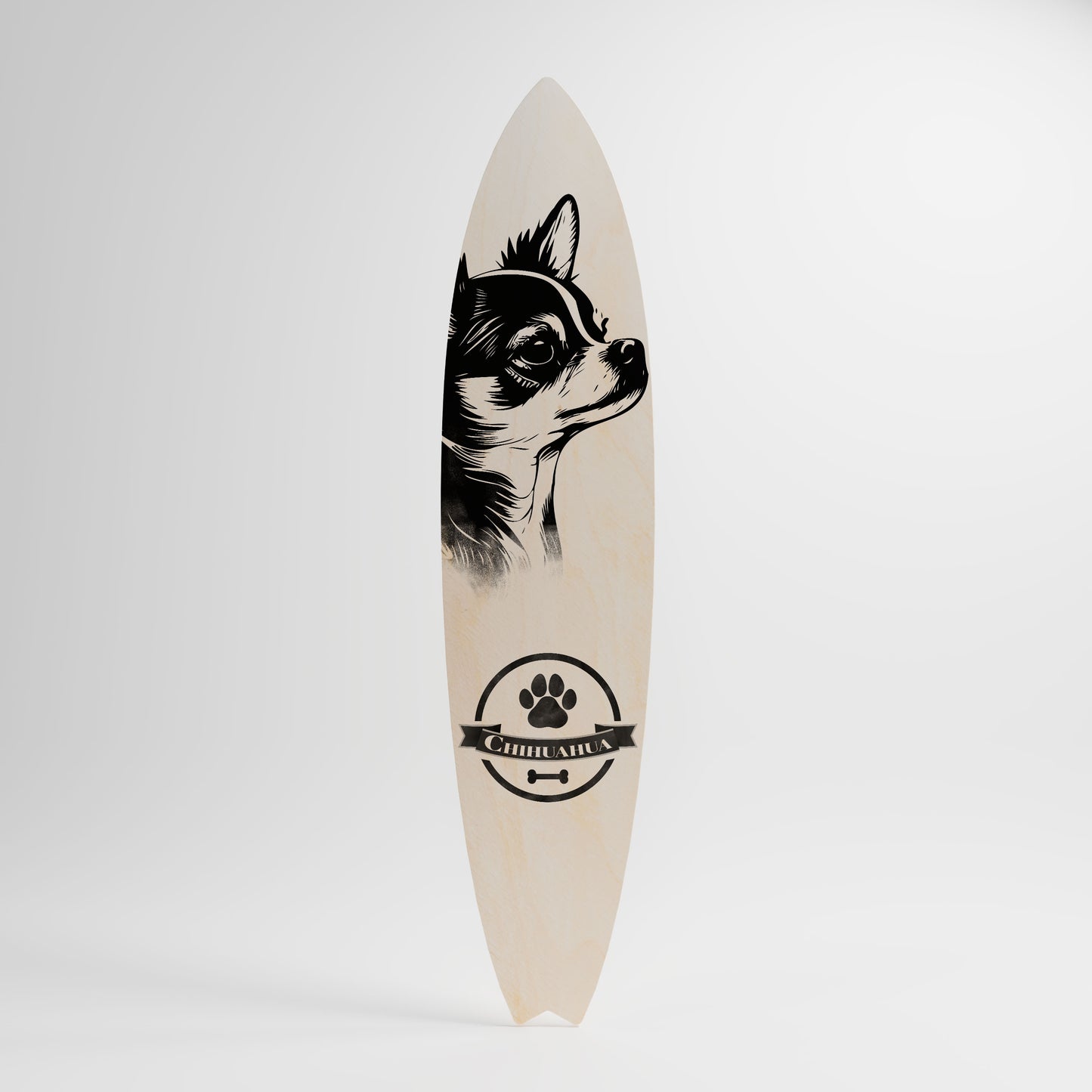 CHIHUAHUA DOG Decorative Plywood Surfboard