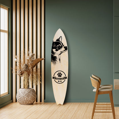 CHIHUAHUA DOG Decorative Plywood Surfboard