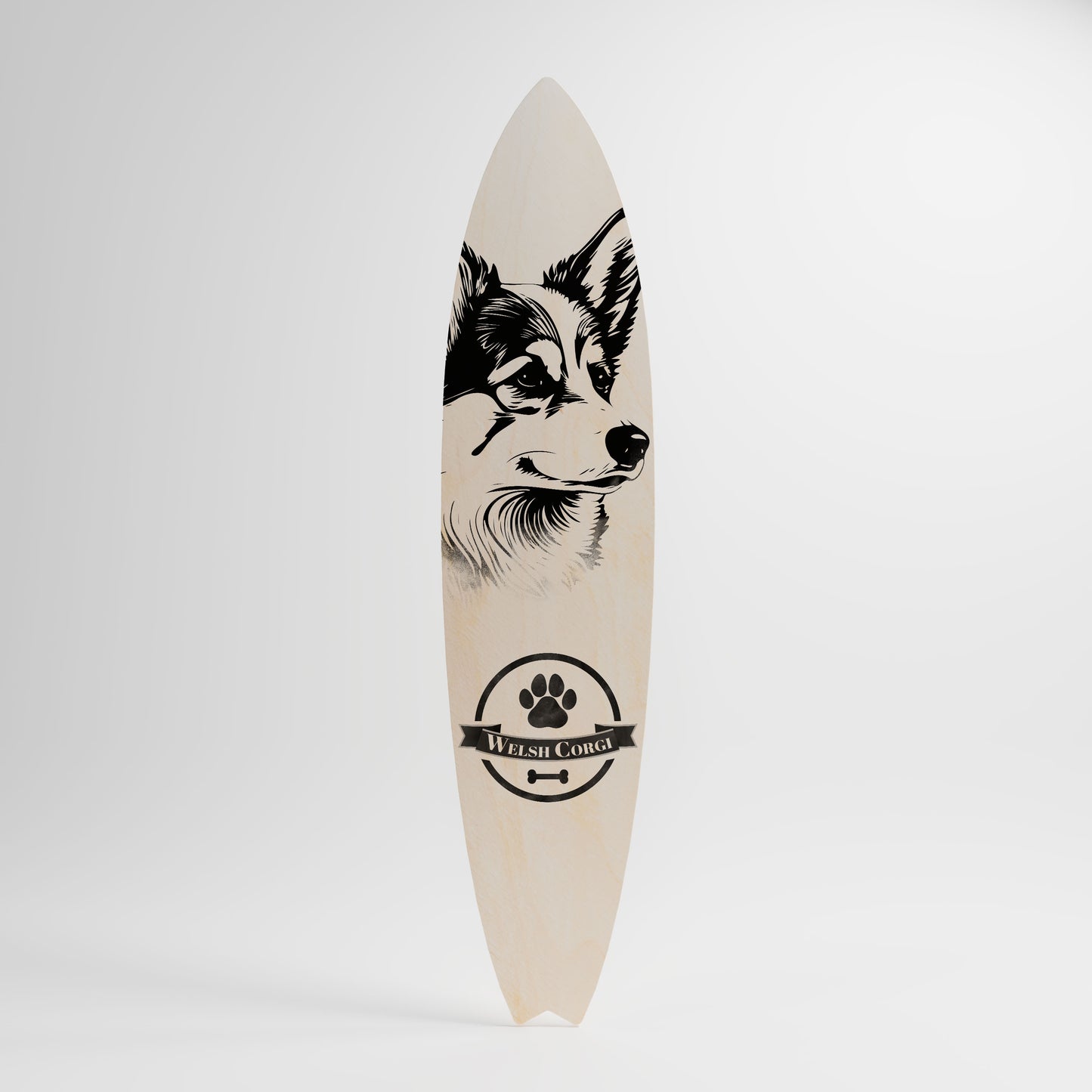 WELSH CORGI PEMBROKE Decorative Plywood Surfboard