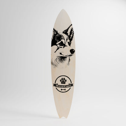 WELSH CORGI PEMBROKE Decorative Plywood Surfboard