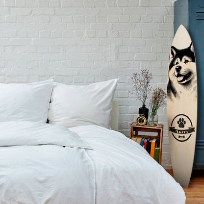 AKITA DOG Surfboard Decorative Panel