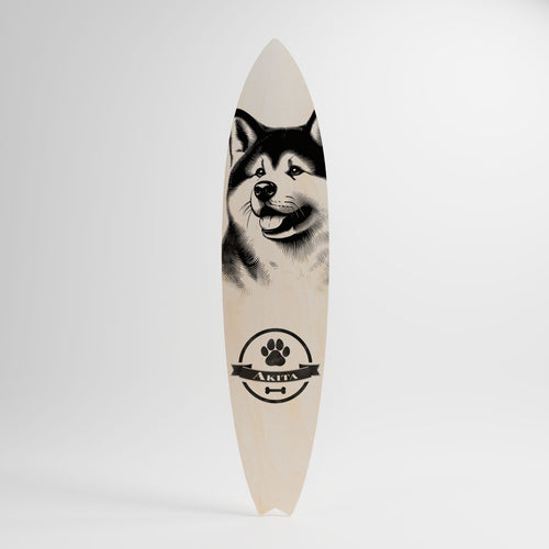 AKITA DOG Surfboard Decorative Panel