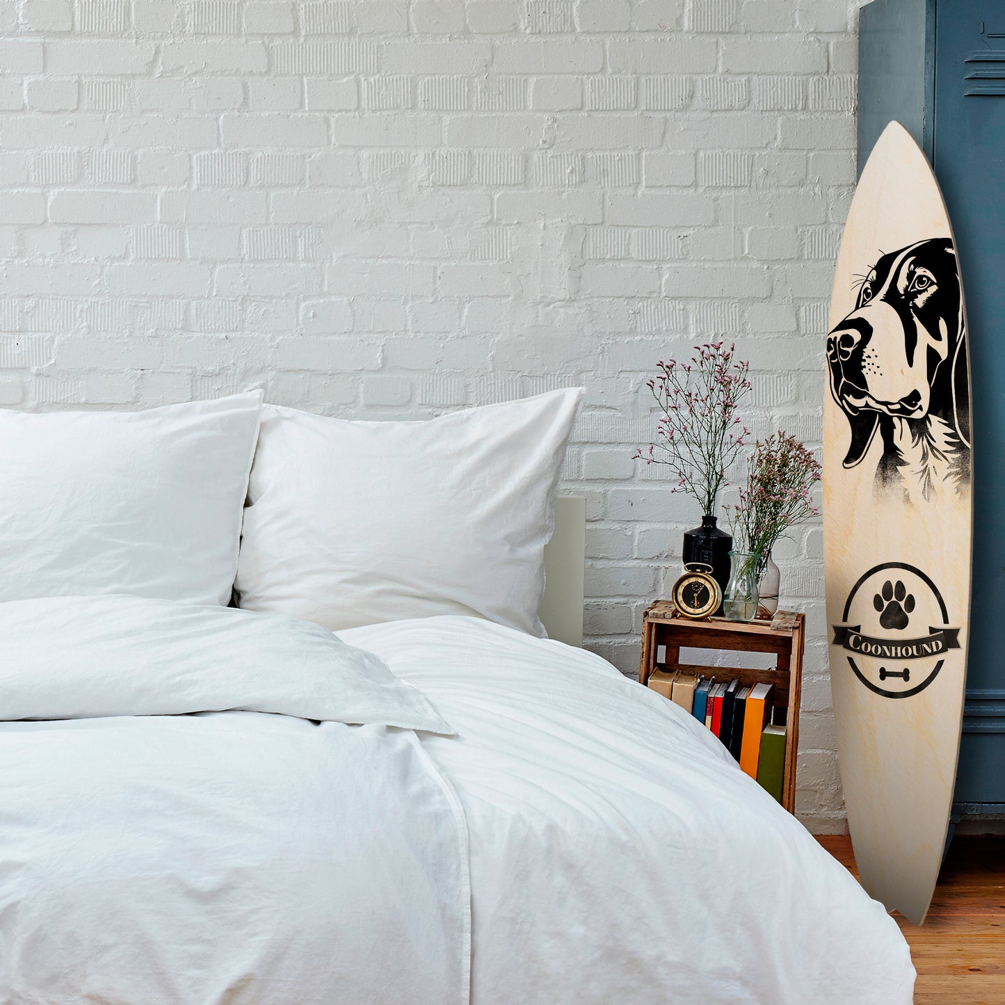 COONHOUND DOG Decorative Plywood Surfboard