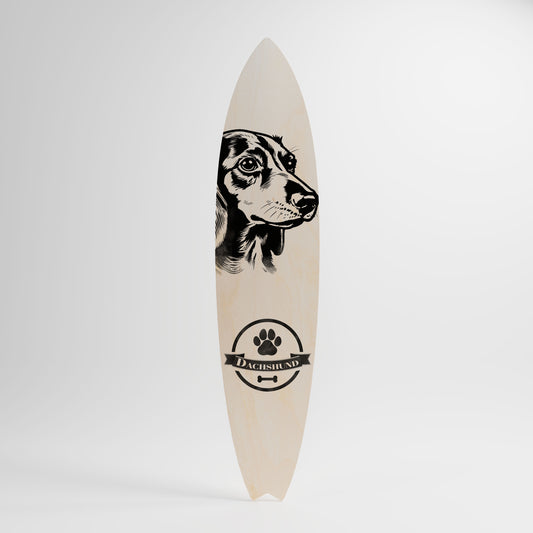 DACHSHUND DOG Decorative Plywood Surfboard
