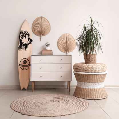DACHSHUND DOG Decorative Plywood Surfboard