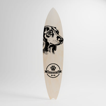 DACHSHUND DOG Decorative Plywood Surfboard