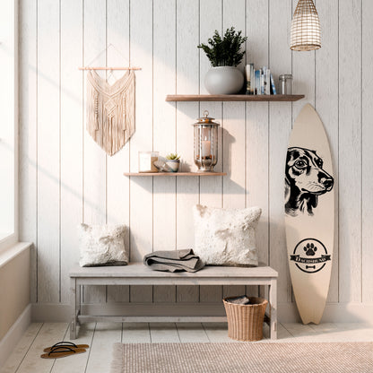 DACHSHUND DOG Decorative Plywood Surfboard