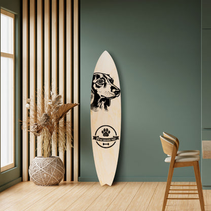 DACHSHUND DOG Decorative Plywood Surfboard