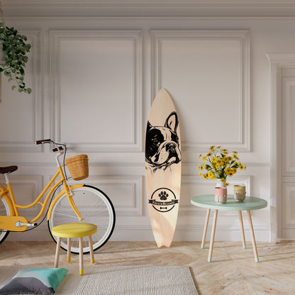 FRENCH BULLDOG Decorative Plywood Surfboard