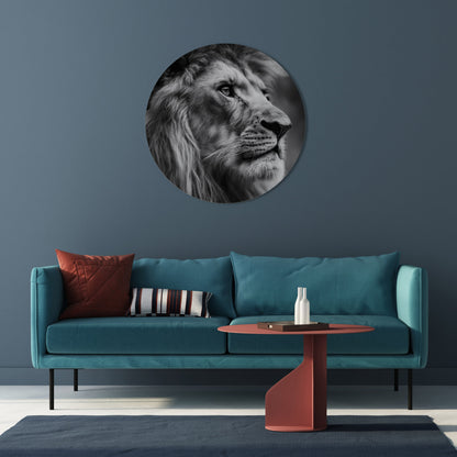 RIFLESSIONE REALE Arte murale rotonda