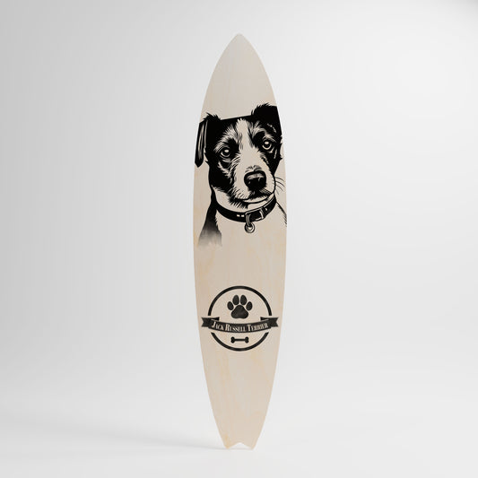 JACK RUSSEL TERRIER Decorative Plywood Surfboard