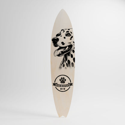 DALMATIAN DOG Decorative Plywood Surfboard