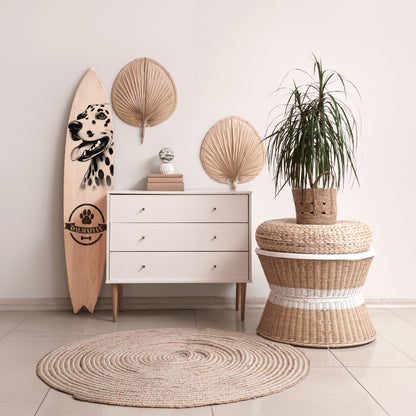 DALMATIAN DOG Decorative Plywood Surfboard
