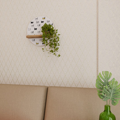 CATS COMPILATION Mensola rotonda in effetto rovere