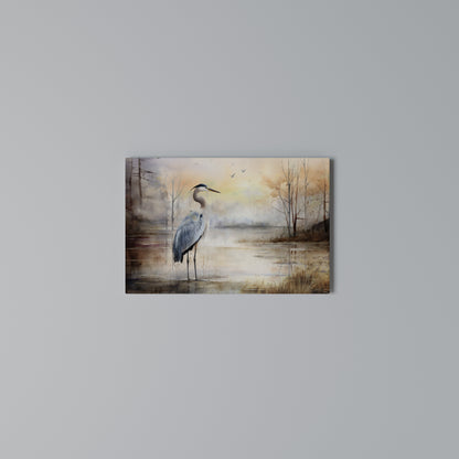 HERON DAYDREAM Stampa su tela orizzontale