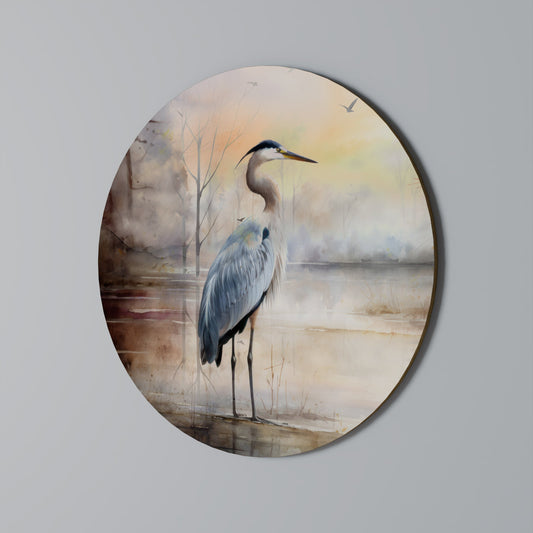 HERON DAYDREAM - Decorazione murale rotonda