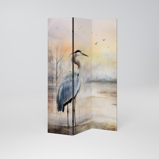 HERON DAYDREAM Decorative 3-Panel Room Divider