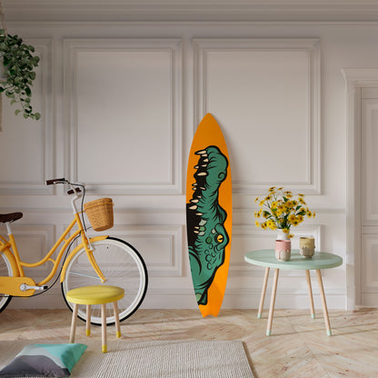 THREATENING GREETING Tavola da surf decorativa in compensato