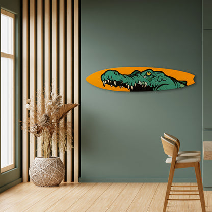 THREATENING GREETING Tavola da surf decorativa in compensato