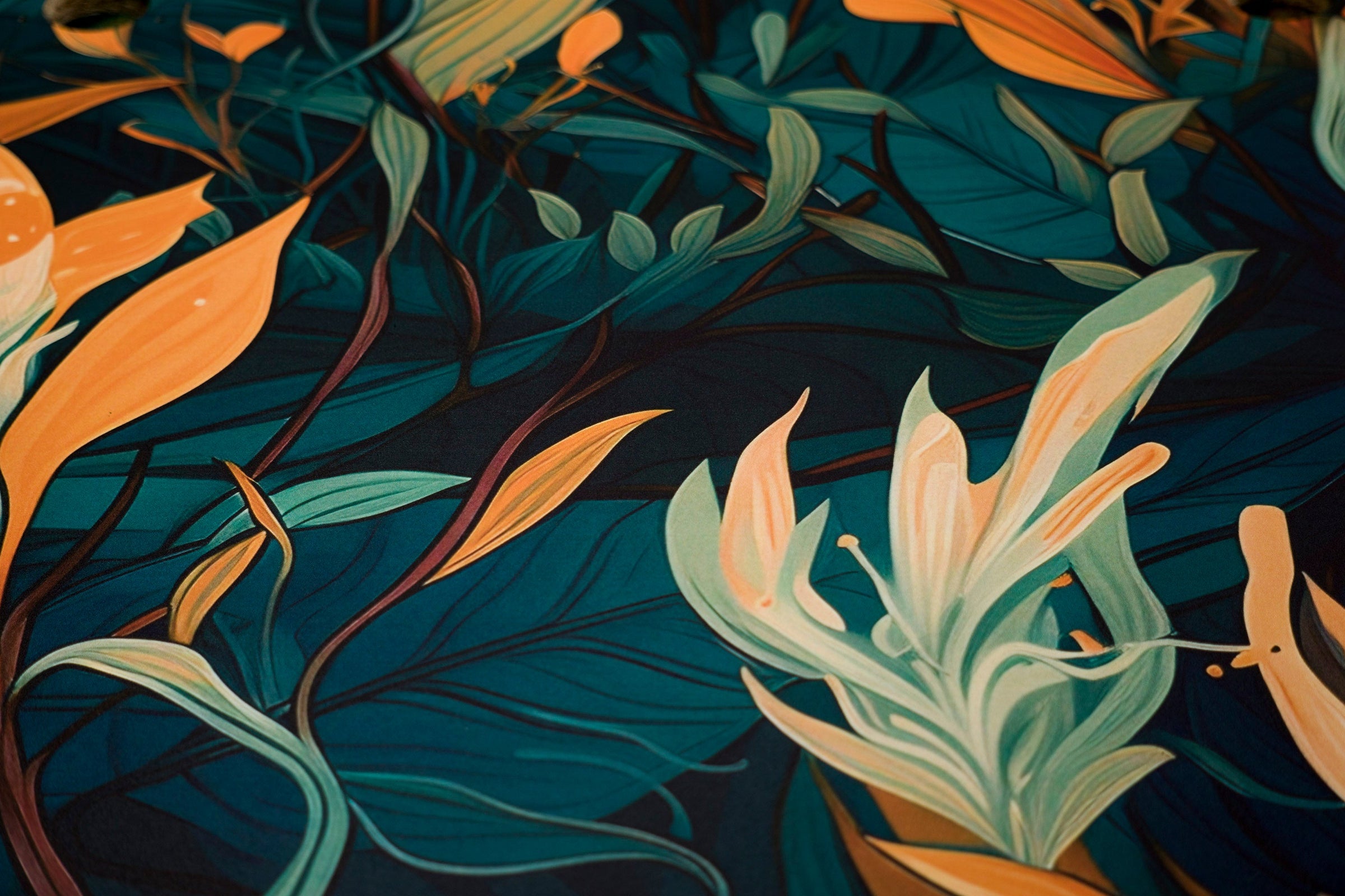 Foto reale del prodotto ingrandita: FLORAL SERENITY Poltrona AURORA