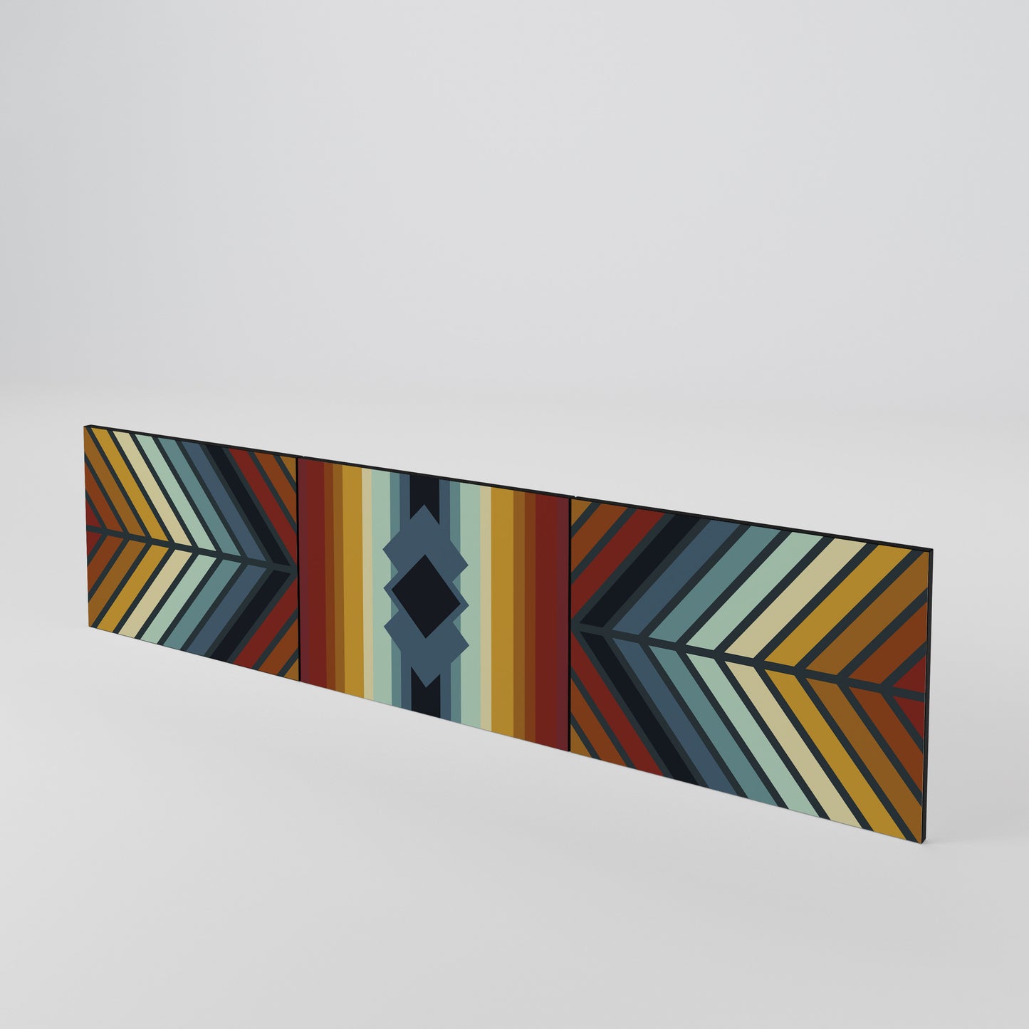 INDIGENOUS ZIGZAG Set di 3 ante per mobile TV