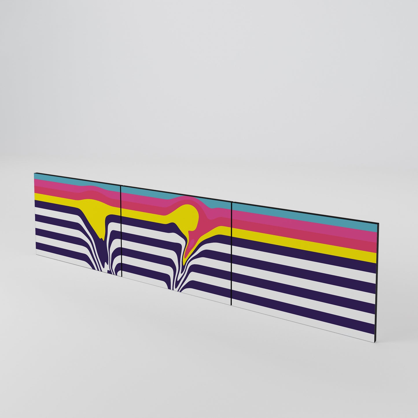 COLORFUL DIVERSION Set di 3 ante per mobile TV