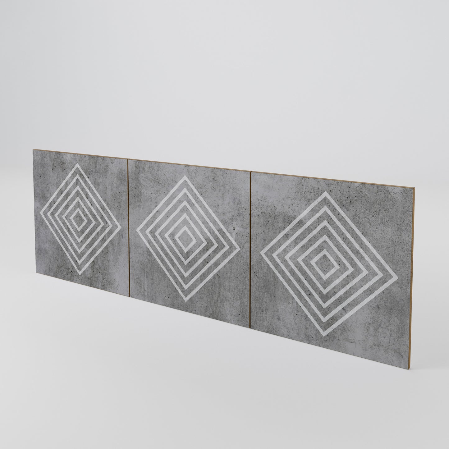 POLYGONAL ARTISTRY Set di 3 ante per madia