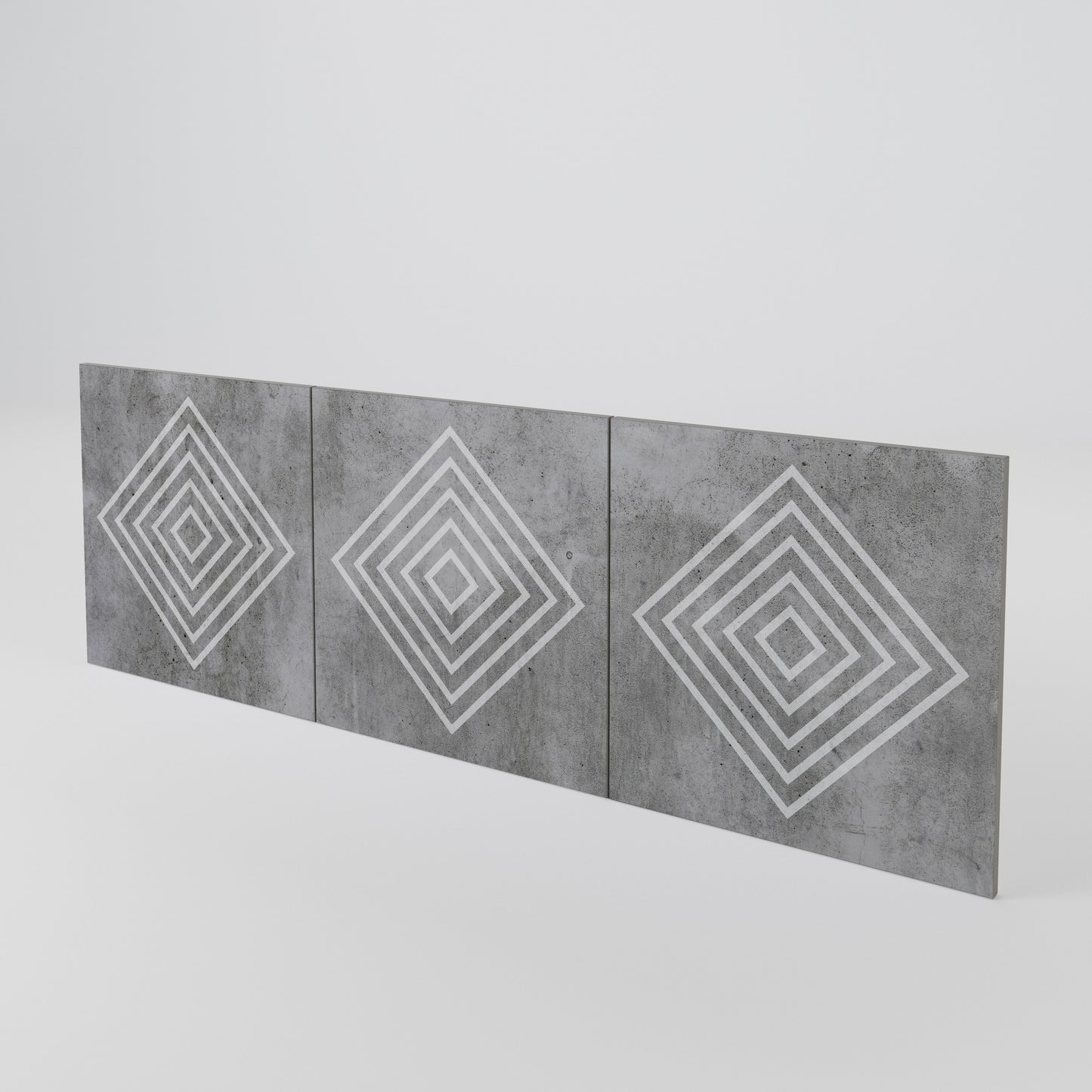 POLYGONAL ARTISTRY Set di 3 ante per madia