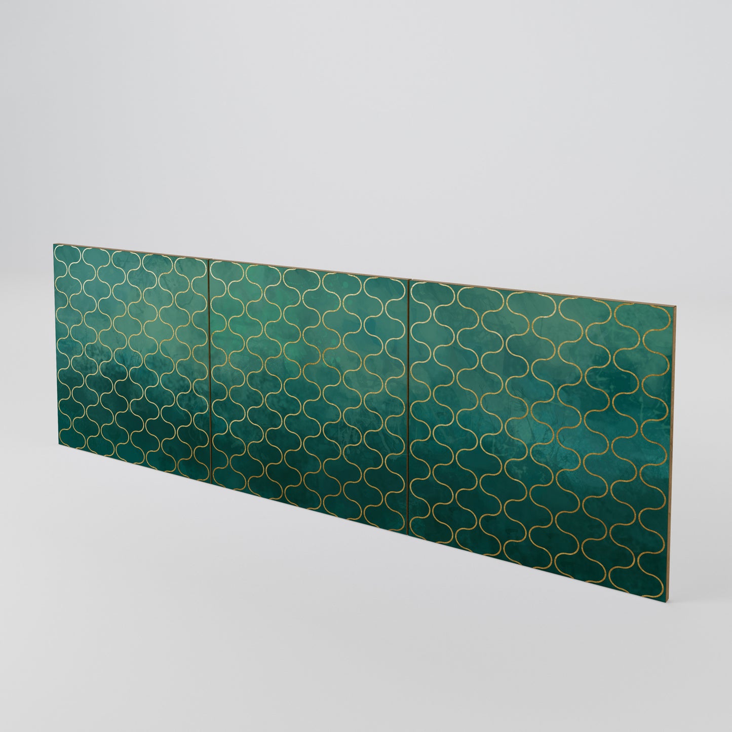 TESSELATED GREENERY Set di 3 ante per madia