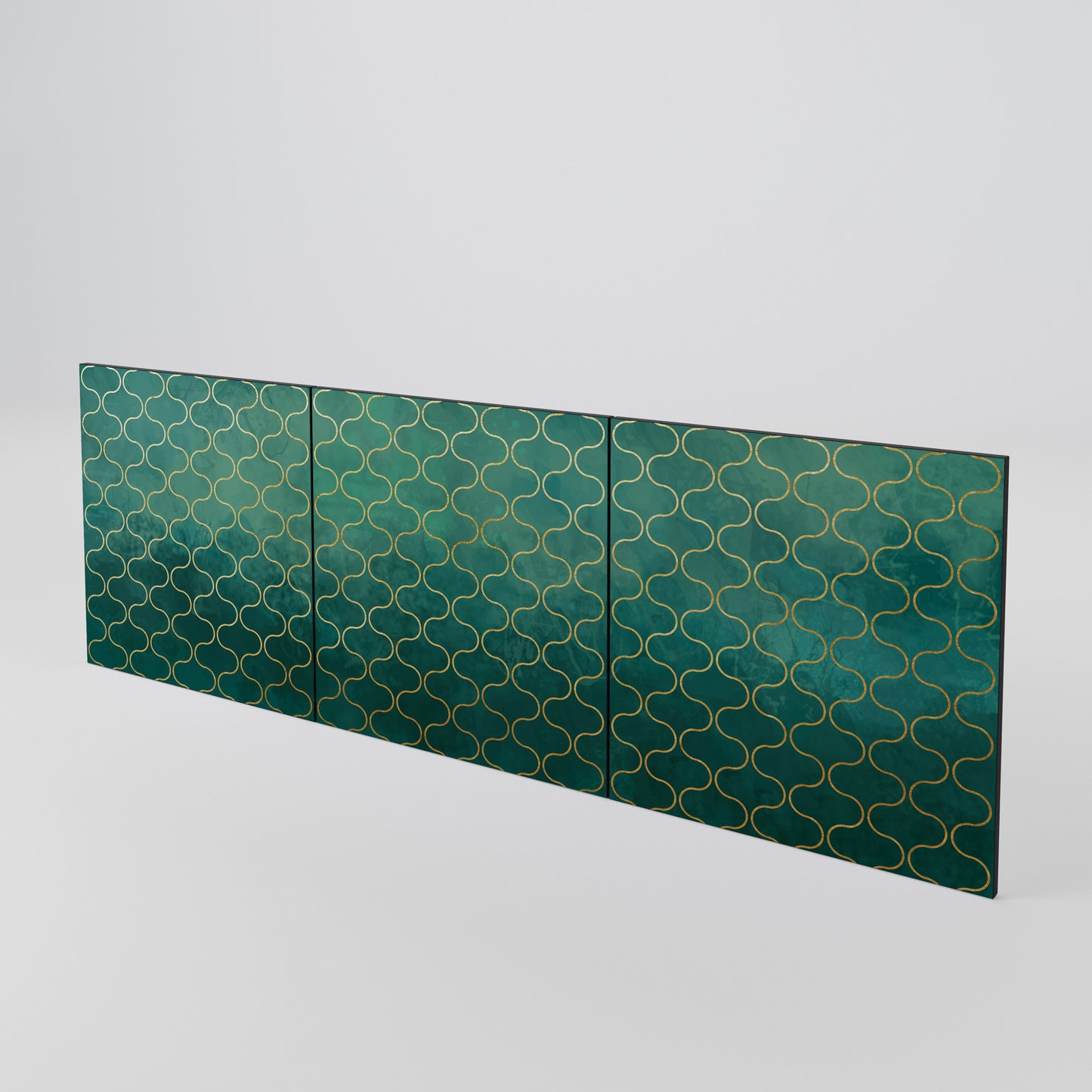 TESSELATED GREENERY Set di 3 ante per madia