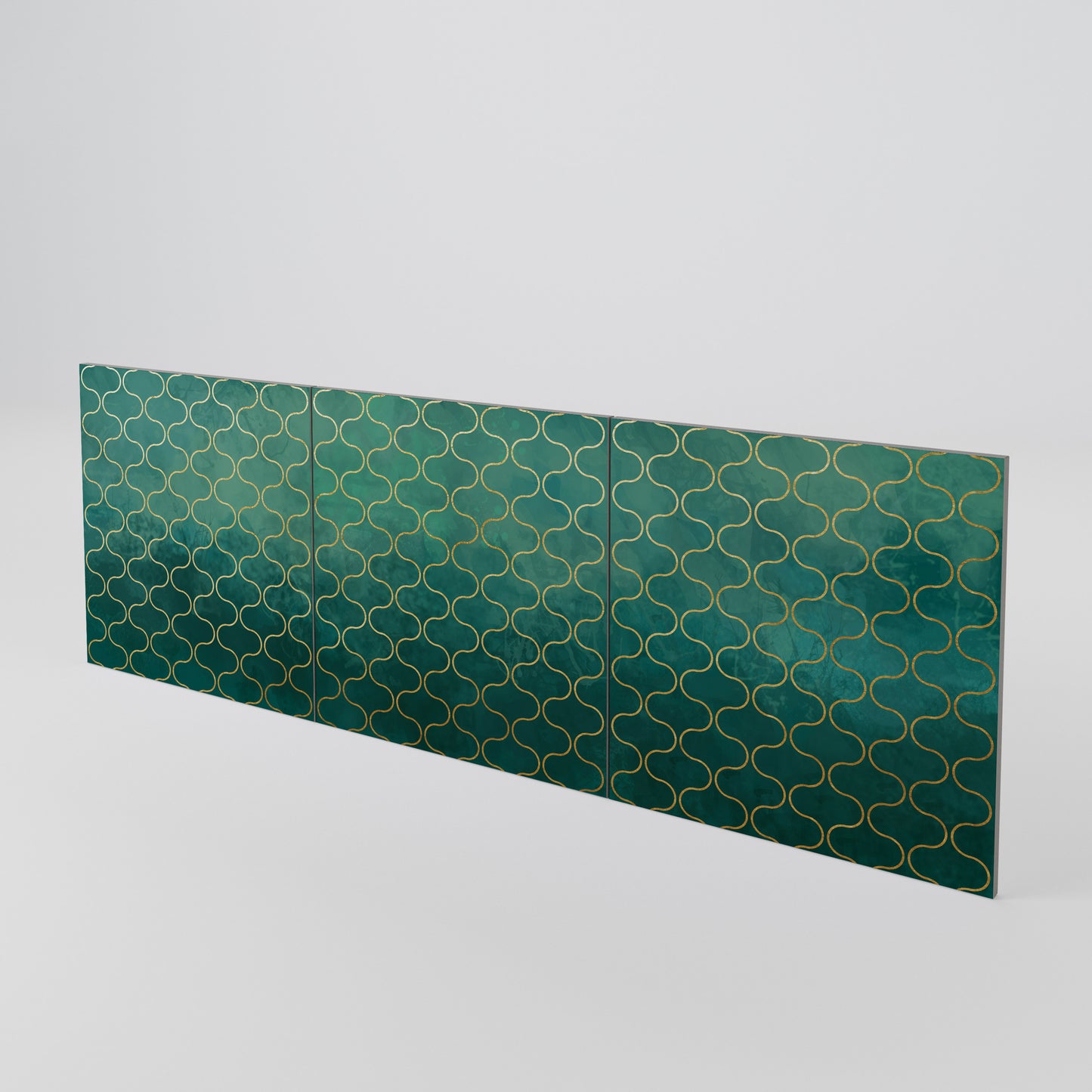 TESSELATED GREENERY Set di 3 ante per madia